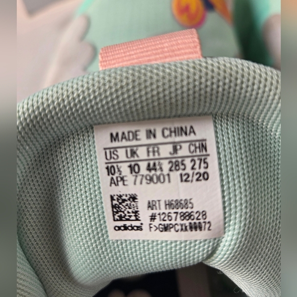 Adidas Boost Harden Vol 5 Futurenatural Support In Clear Mint Size 10.5 - Picture 8 of 9